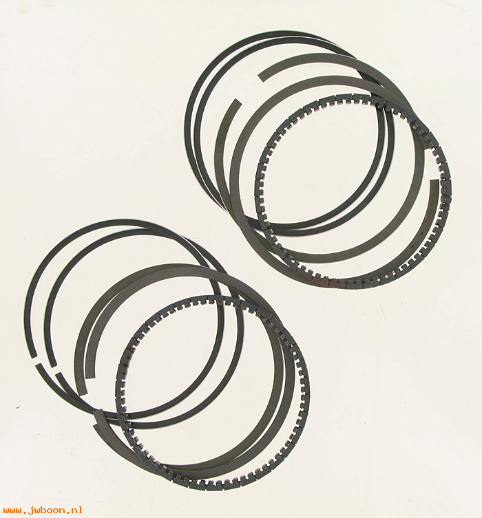 R  22355-72A (22355-72A): Piston ring set,1/16" comp, 3/16" 3-piece oil, chr top, XL 72-e85