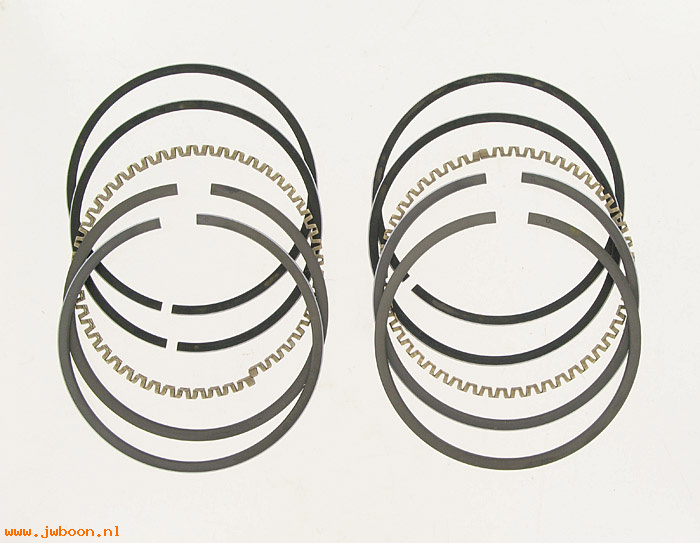 R  22360-73AC (22360-73A): Piston ring set,1/16" comp, 3/16" 3-piece oil, chr top, XL 72-e85