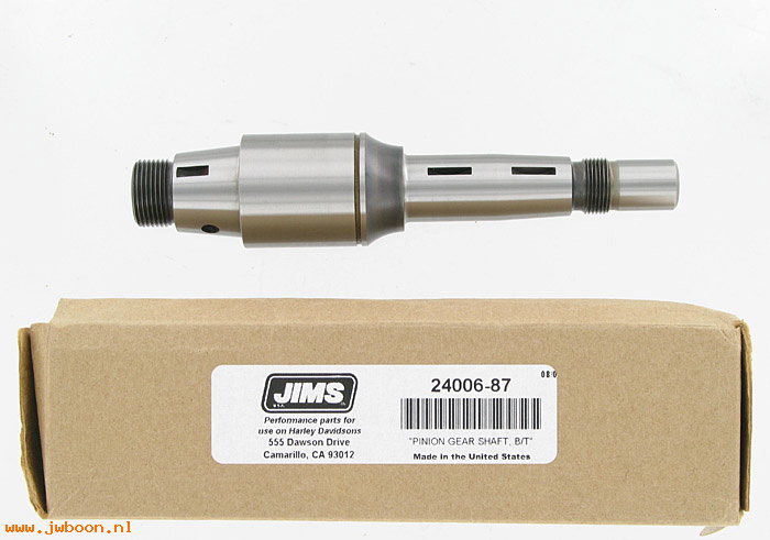 R  24006-87 (24006-87): Gear shaft - JIMS - Big Twins Evo 1340cc '87-'88, in stock