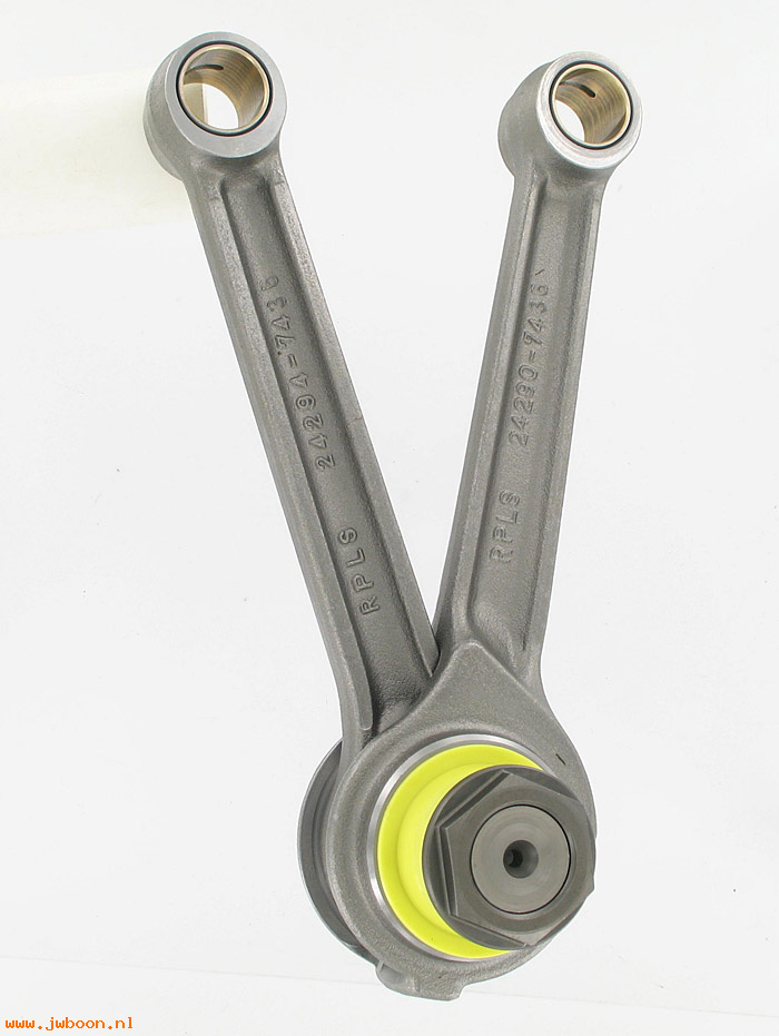 R  24281-41A.5pack (24281-41A): Connecting rods, with crank pin and bearing - FL, FX '41-'73