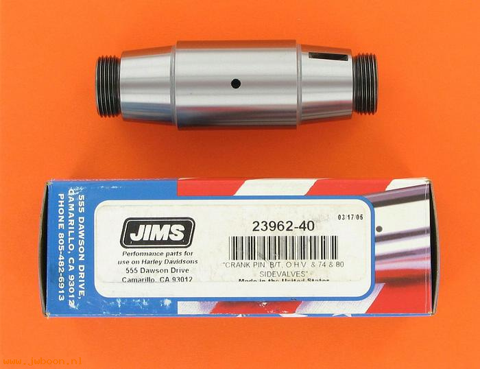 R    348-40 (23962-40): Crank pin  -  JIMS USA - UL, ULH '40-'48. EL, ELC '40-'52