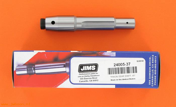 R    355-37 (24005-37): Gear shaft  -  JIMS USA - 750cc '37-'73 - Liberator onderdelen