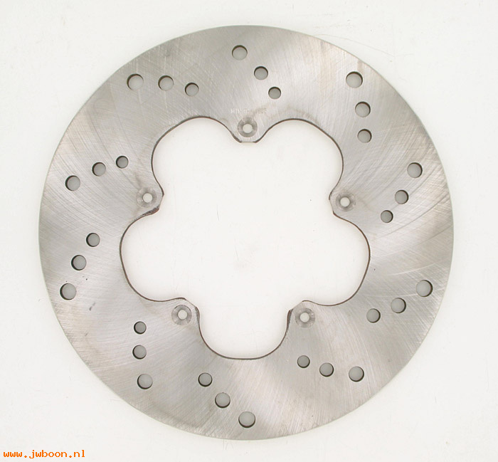 R  41807-74L (41807-74): Disc, brake -swirling hole pattern- FX, Sportster XLH, XLCH 74-77