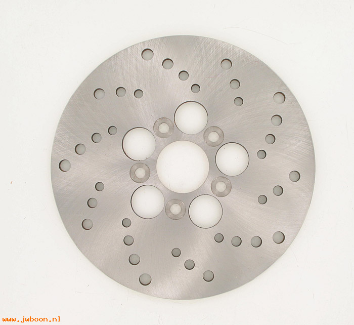 R  41813-79R (41813-79 / 41806-72B): Disc, brake - right swirling hole pattern - FL L78-84. FX L78-80