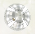 R  43303-49C (43303-49): Hub cap '49-'72 front wheel