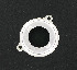 R  43592-70 (43592-70): Retainer, wheel bearing lock nut - FL,FX, Servi-car,Sidecar 70-72