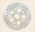 R  44156-00 (44156-00 / 44136-00): Front brake disc, left or right - NOS - Sportster XL,FXD, Touring
