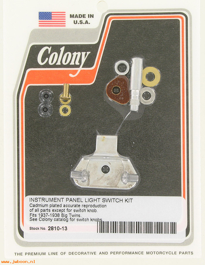 R   4550-37 ( 4550-37): Instrument panel light switch kit - All models '37-'38