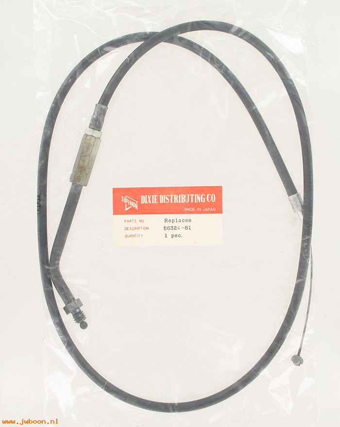 R  56324-81 (56324-81): Throttle control cable, throttle open - Sportster XLS,FLH,FX 1981
