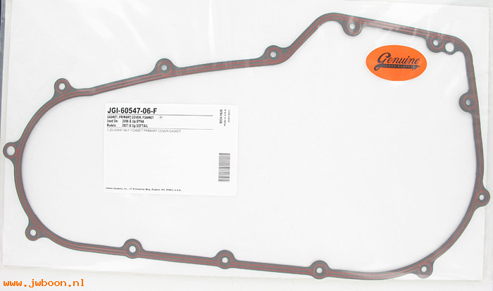 R  60547-06-F (60547-06): Gasket, primary cover - Foamet - James Gaskets - Softail. FXD