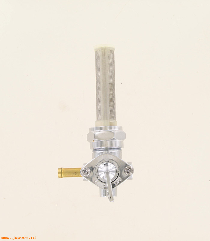 R  62169-81cpt (62169-81): Fuel valve, with nut and filter - left exit - Sportster XL's