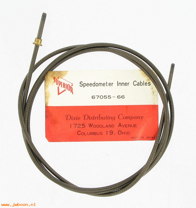 R  67055-66 (67055-66): Cable core, use with 67048-65A - Ironhead Sportster XLCH late'66