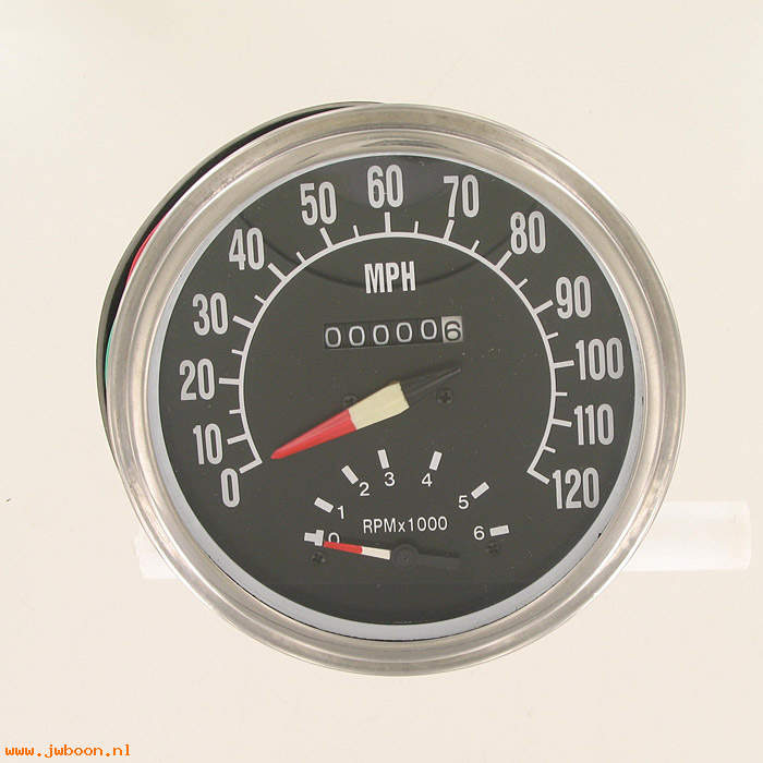 R  67198-88T (67198-88T): Speedometer, 120 mph/Tachometer-0-8000 rpm-FL 81-84. FXWG.Softail