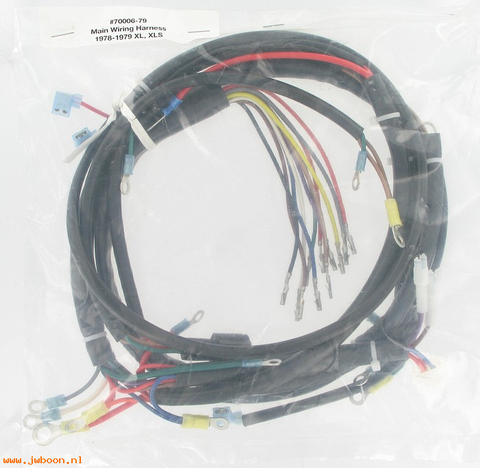 R  70006-79 (70006-79): Main wiring harness - Sportster Ironhead, XL,XLS,Roadster '78-'79