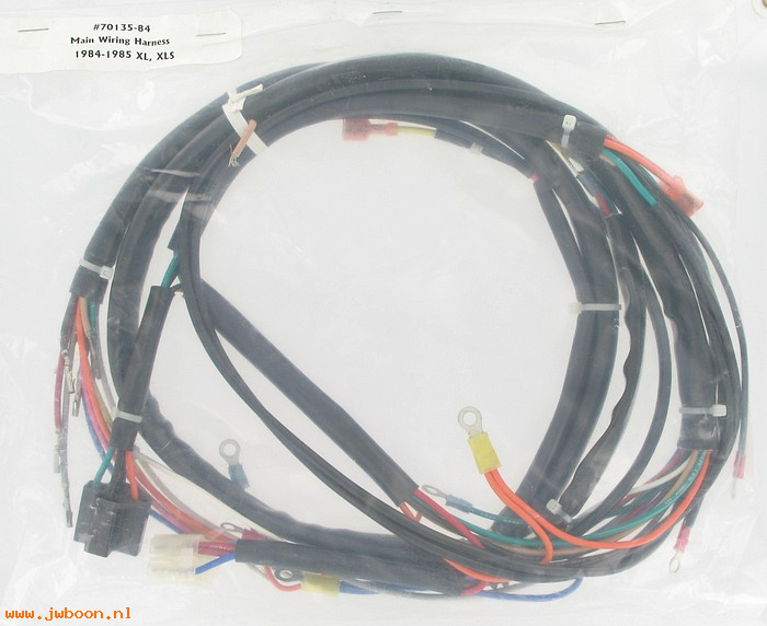R  70135-84 (70135-84): Main wiring harness - Sportster, XL, XLS, XLX, Roadster L84-85.