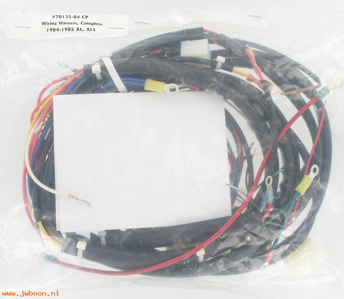 R  70135-84CP (70135-84): Complete wiring harness - Sportster,XL,XLS,XLX,Roadster L84-85.