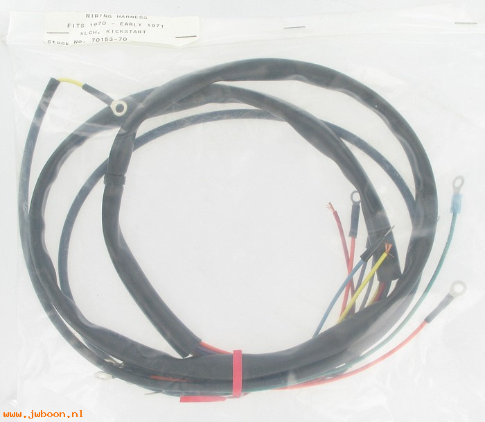 R  70153-70 (70153-70): Main wiring harness - Sportster Ironhead, XLCH '70-early'71