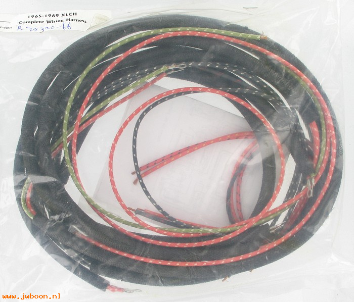 R  70320-66 (70320-66): Wiring set - Sportster Ironhead, XLCH '65-'69