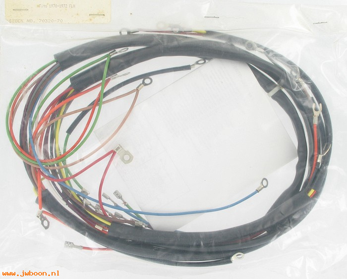 R  70320-70 (70320-70): Main wiring harness - Touring. Electra Glide, FLH '70-'72