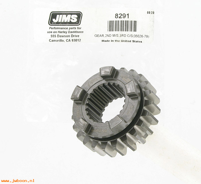 R 8291 (35026-79C): Gear, mainshaft 2nd. & countershaft 3rd. JIMS - BT 80-95,in stock