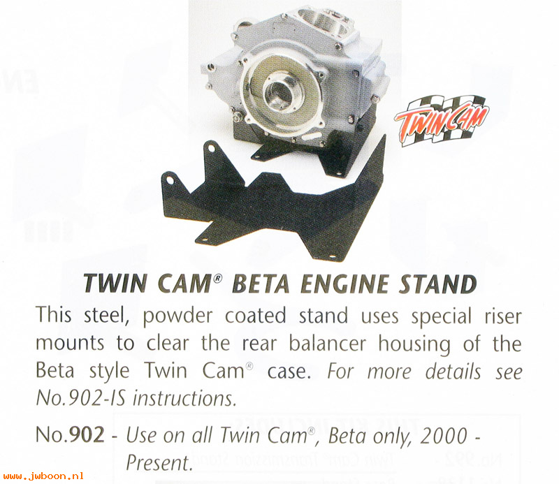 R 902 (): Engine stand - Twin Cam Beta - JIMS Machining Camarillo, in stock