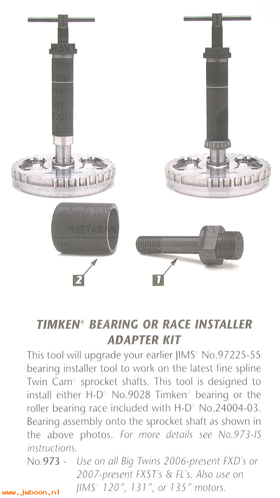 R 973 (): Timken bearing installer adapter - JIMS Machining since 1967