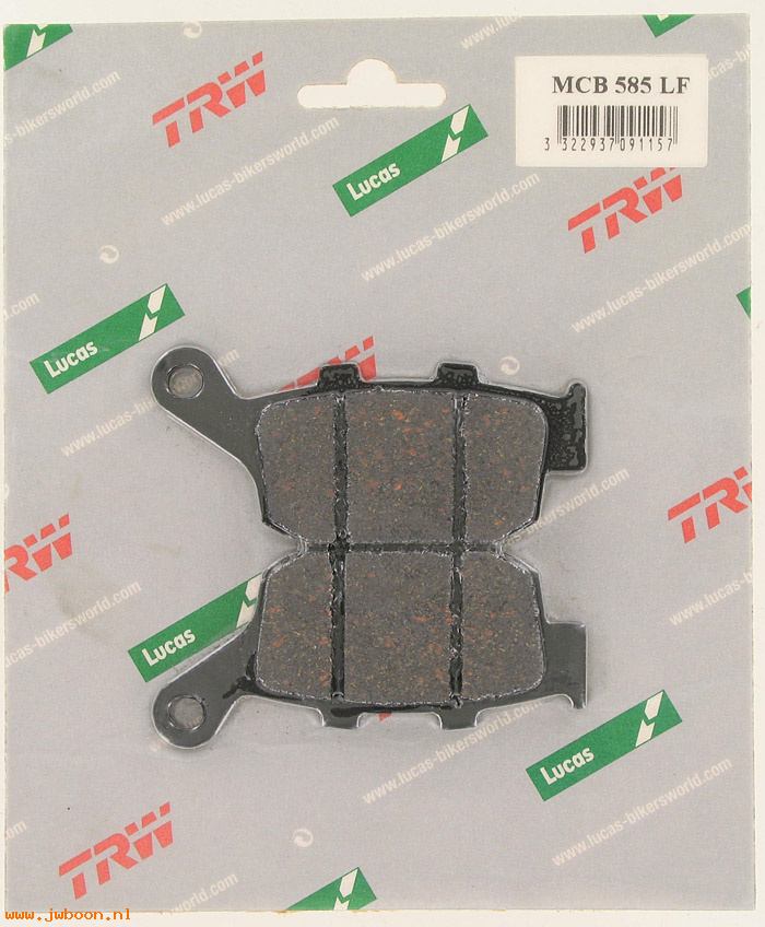 R  H0301.F (42385-98Y): Brake pad set - rear - Buell S1, X1, S3 '98-'02