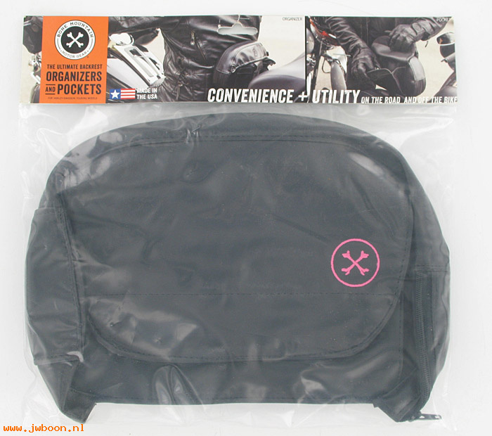 S -1036 (): Bonemountain backrest pocket - pink logo