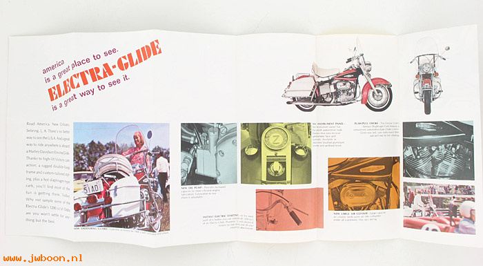  SB1968E (): Specifications brochure 1968 Electra-Glide - NOS