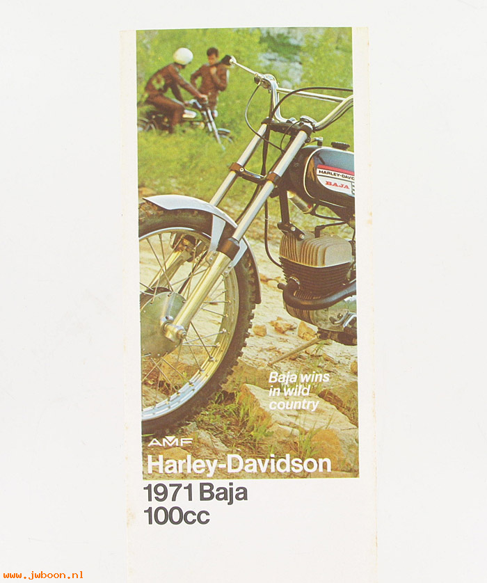  SB1971B (): Specifications brochure 1971 Baja - NOS