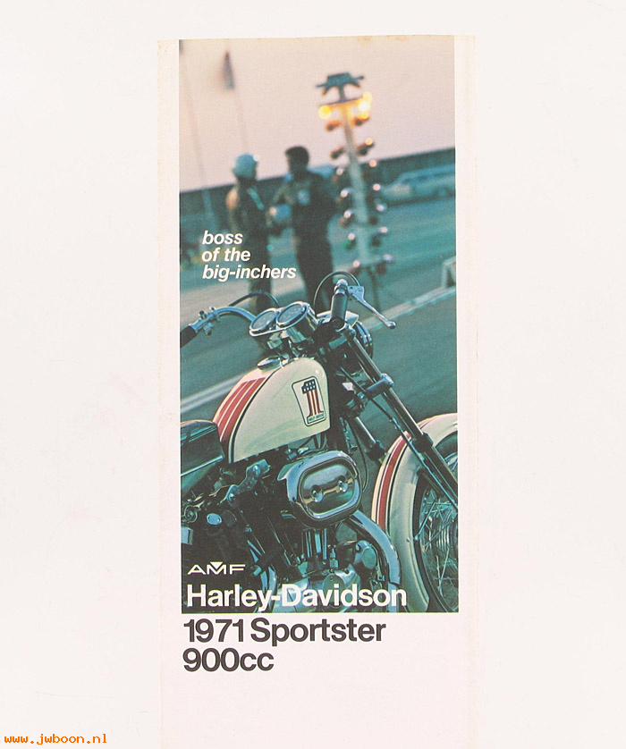  SB1971XL (): Specifications brochure 1971 Sportster - NOS