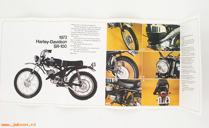  SB1973SR (): Specifications brochure 1973 SR-100 - NOS