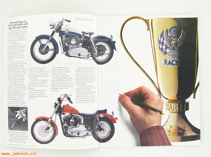  SB1985Street (): Specifications brochure 1985 Street Motorcycles - NOS
