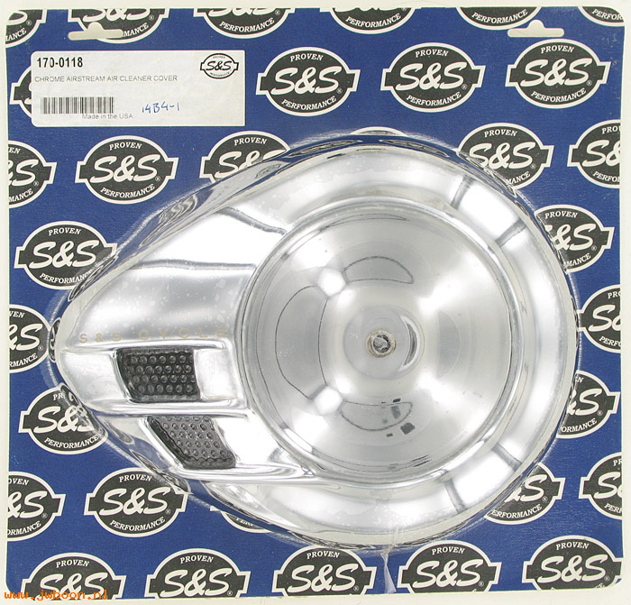  SS170-0118 (): S&S airstream air cleaner cover