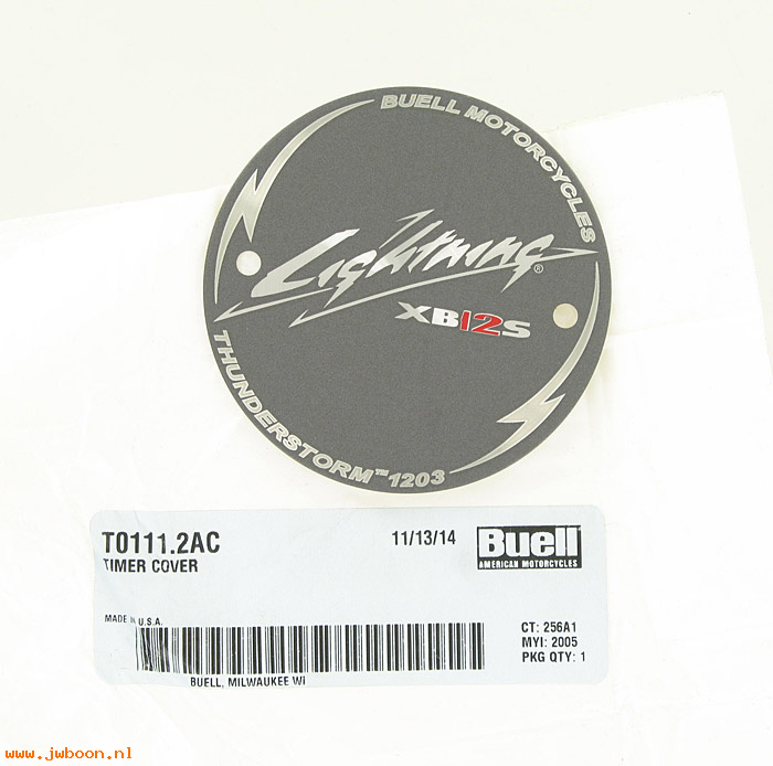   T0111.2AC (T0111.2AC): Timer cover "Lightning XB12S" - NOS