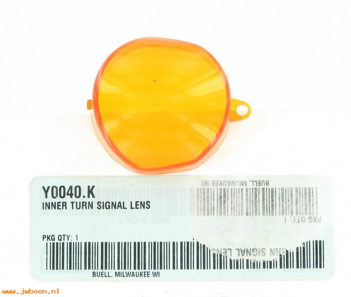   Y0040.K (68967-99Y): Turn signal lens - inner - NOS - Buell X1 99-02. Blast 00-10. XB