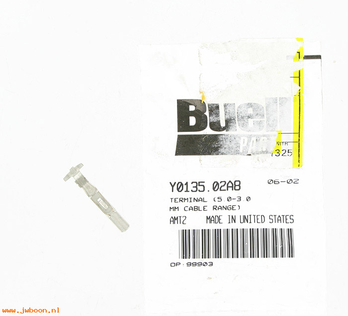   Y0135.02A8 (Y0135.02A8): Terminal,  5.0 - 3.0 mm cable range - NOS - Buell XB