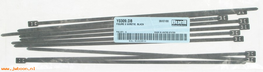   Y0309.DB (33810-95Y): Figure 8 wire tie - NOS - Buell M2, S1, S3 '96-'02
