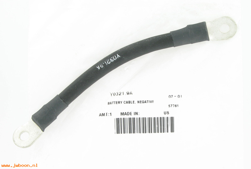   Y0321.9A (70402-96YA): Battery cable - negative - NOS - Buell M2 '00-'02. S3 '99-'02