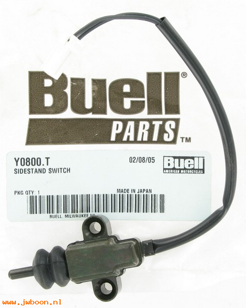   Y0800.T (50181-00Y): Switch - side stand - NOS - Buell M2, S3, X1 '00-'02