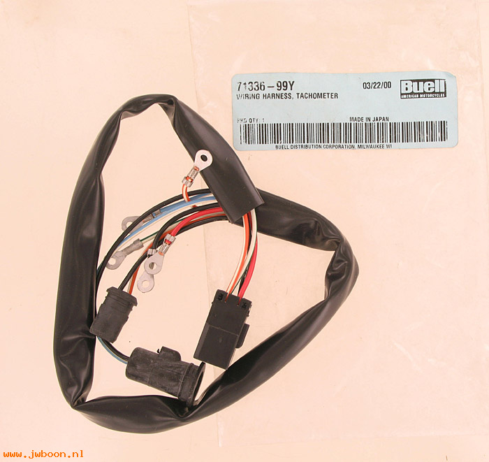   YH032.K (71336-99Y): Wiring harness, tachometer - NOS - Buell S3 1999. X1 99-02
